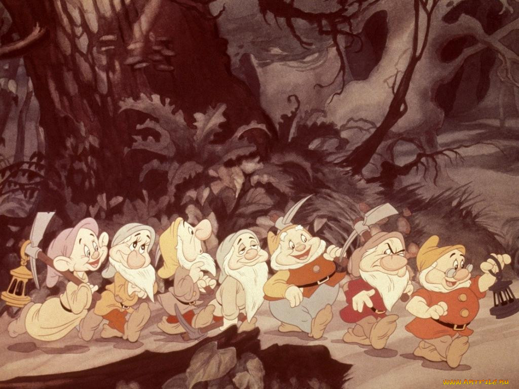 , snow, white, and, the, seven, dwarfs